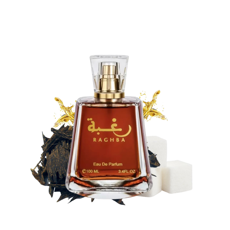 Arabic perfume Lattafa Raghba sweet smoky scent