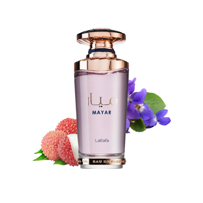 Lattafa Mayar Rose Eau de Parfum perfume bottle for women