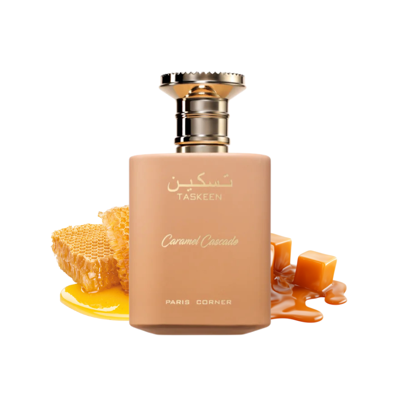Lattafa Taskeen Caramel praline amber tonka bean fragrance